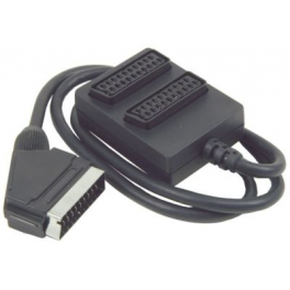 SCART PLUG TO 3 SCART SOCKET